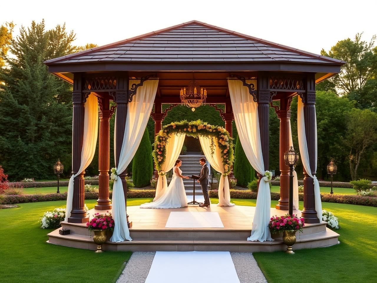 Gazebo & gramado